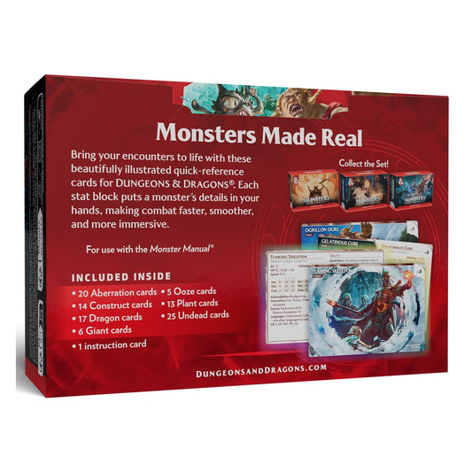 D&D Reference Cards Trove: Monsters - Fearsome And Ferocious [PRE-ORDER]