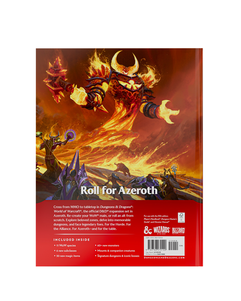 Dungeons and Dragons - World of Warcraft [PRE-ORDER]