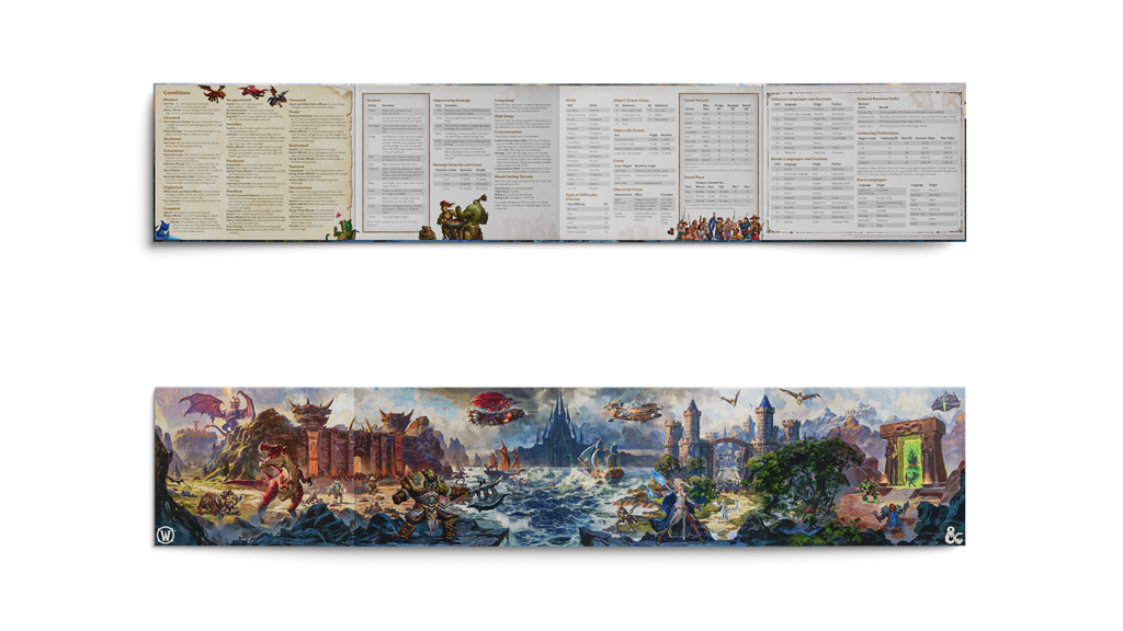 Dungeons and Dragons - World of Warcraft Dungeon Master Screen [PRE-ORDER]