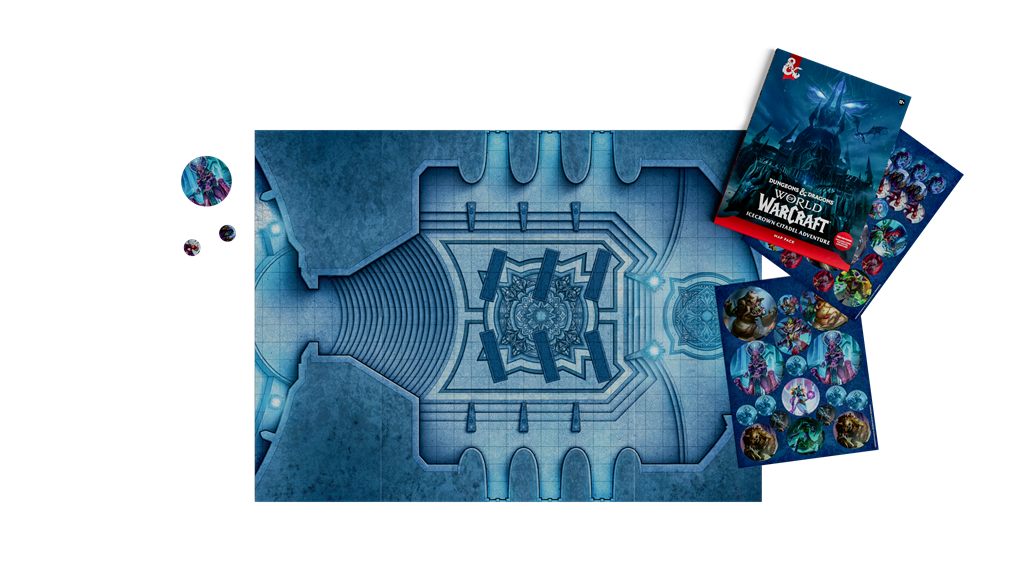 Dungeons and Dragons - World of Warcraft - Icecrown Citadel Adventure Map Pack [PRE-ORDER]