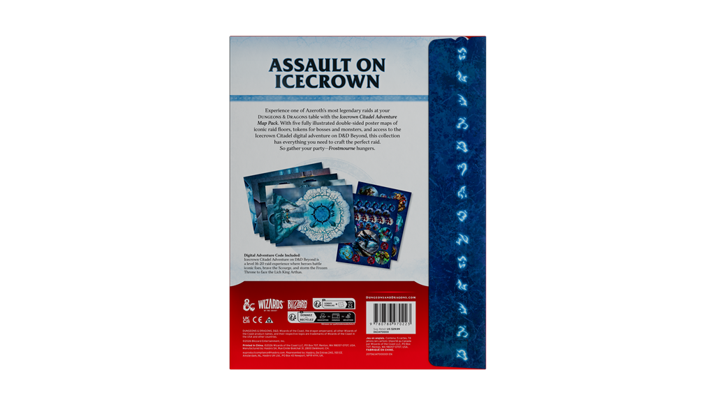 Dungeons and Dragons - World of Warcraft - Icecrown Citadel Adventure Map Pack [PRE-ORDER]