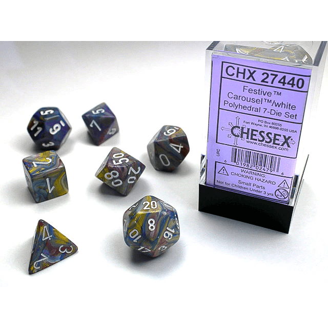 Chessex Special Polyhedral 7-Die Sets (Diverse Kleuren)