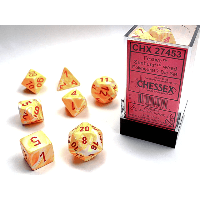 Chessex Special Polyhedral 7-Die Sets (Diverse Kleuren)