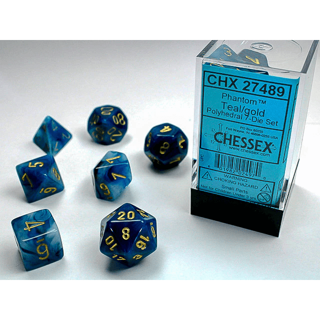 Chessex Special Polyhedral 7-Die Sets (Diverse Kleuren)