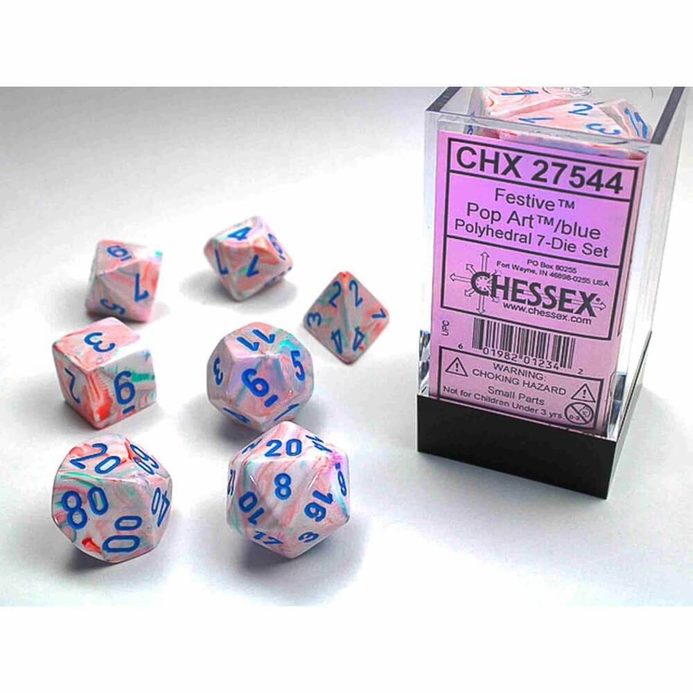 Chessex Special Polyhedral 7-Die Sets (Diverse Kleuren)