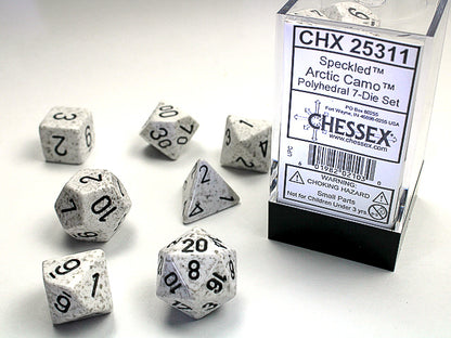 Chessex Speckled  Polyhedral 7-Die Set (Diverse Kleuren)