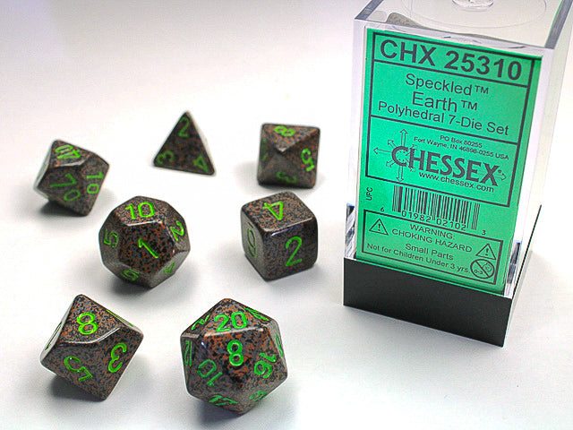 Chessex Speckled  Polyhedral 7-Die Set (Diverse Kleuren)