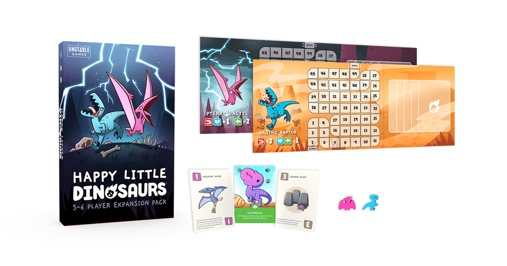 Happy Little Dinosaurs - 5-6 spelers uitbreiding