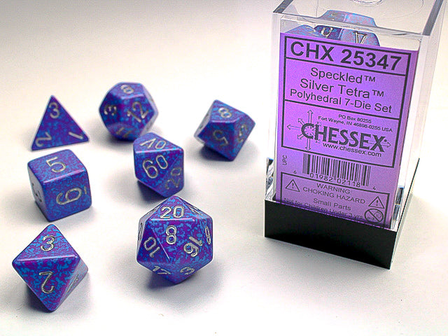 Chessex Speckled  Polyhedral 7-Die Set (Diverse Kleuren)
