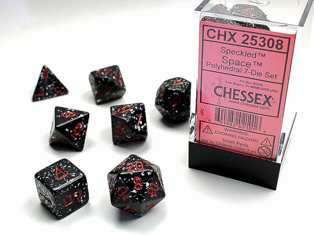 Chessex Speckled  Polyhedral 7-Die Set (Diverse Kleuren)