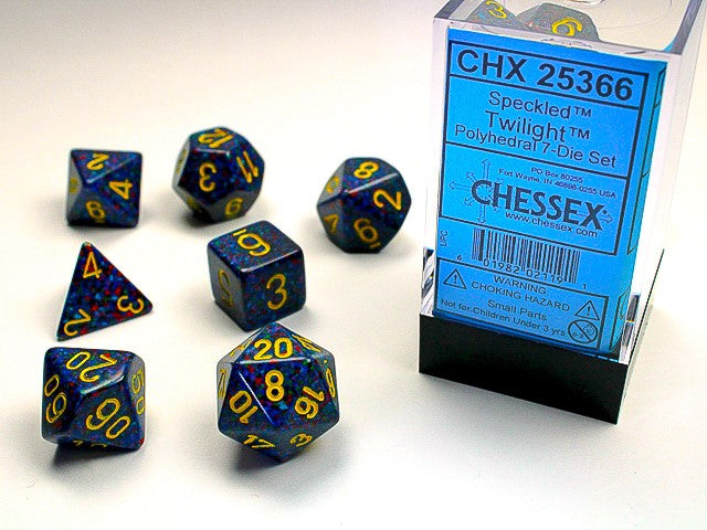 Chessex Speckled  Polyhedral 7-Die Set (Diverse Kleuren)